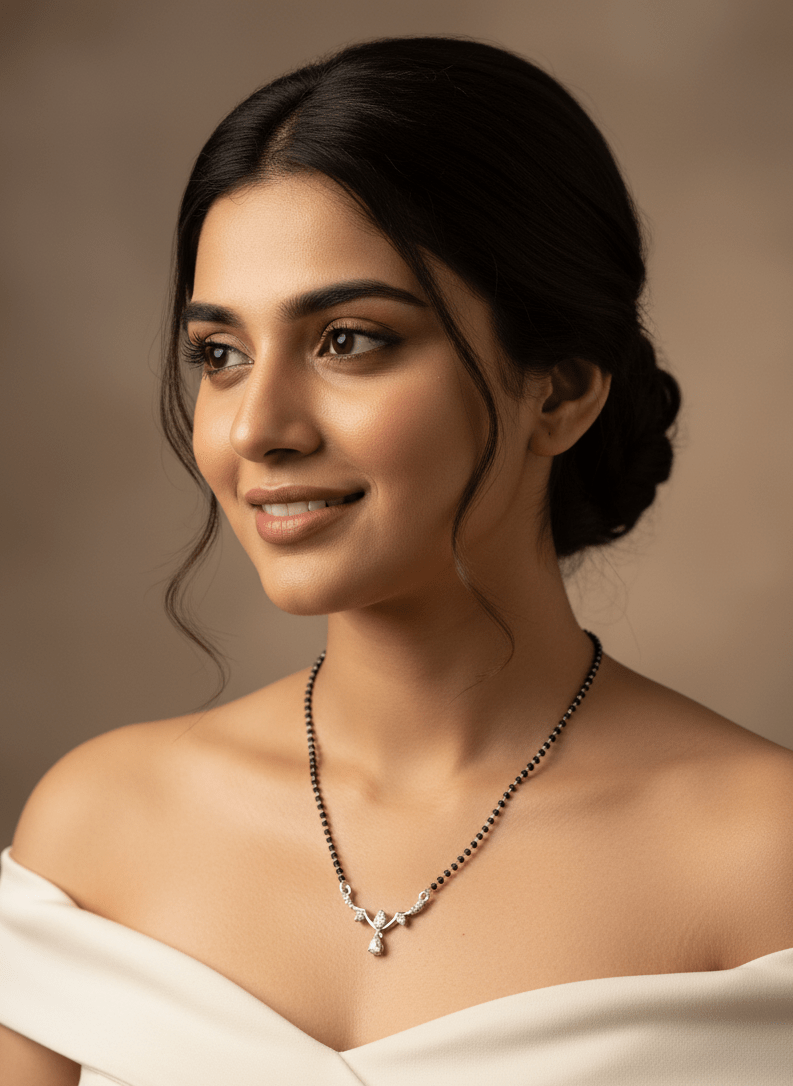 925 Sterling Silver The Aurora Mangalsutra