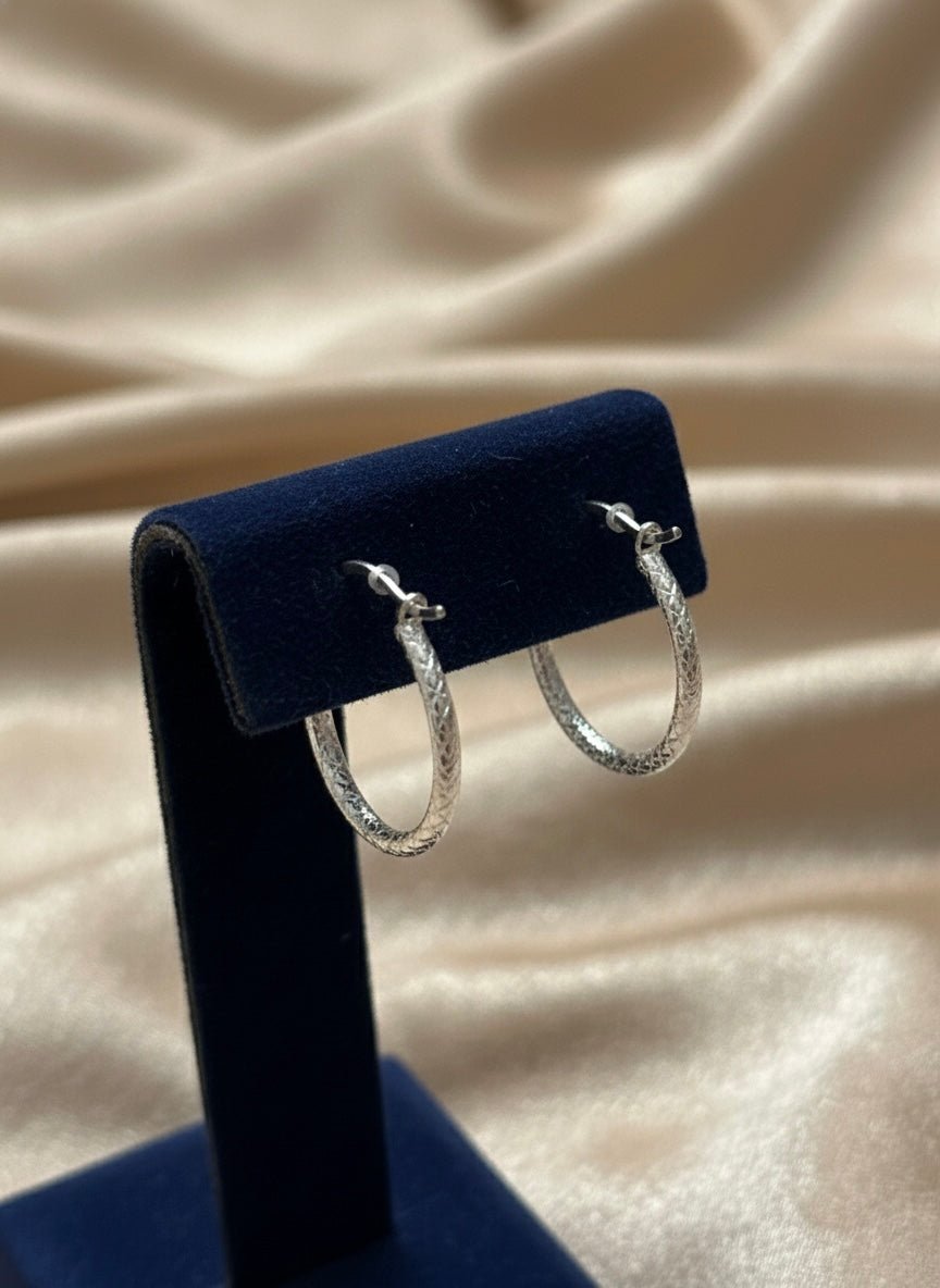 Sterling Silver Classic Hoops