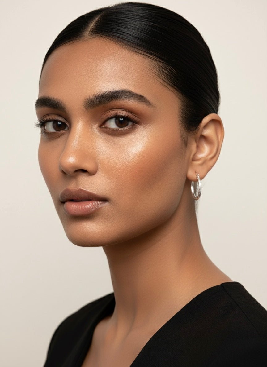 Sterling Silver Luna Mini Hoops