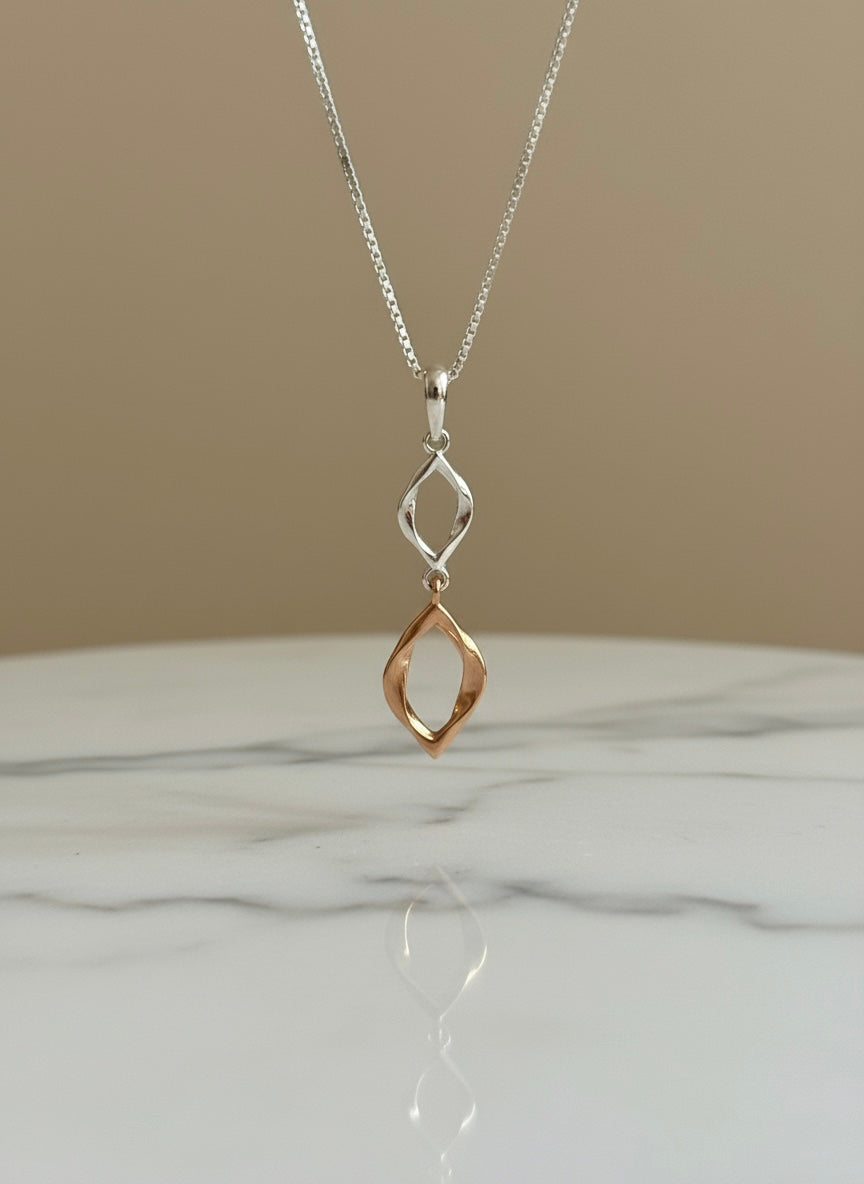 Sterling Silver Tidal Pendant
