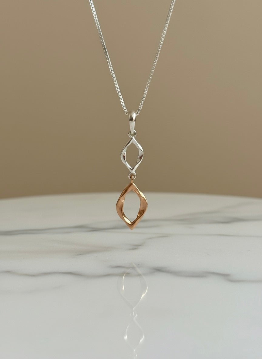 Sterling Silver Tidal Pendant