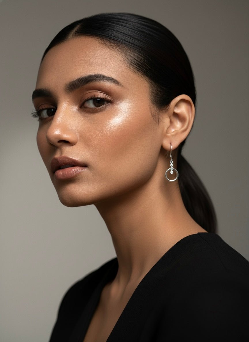 Sterling Silver Eternal Connection Earrings