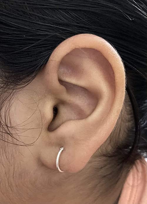 925 Sterling Silver Hoop Earrings