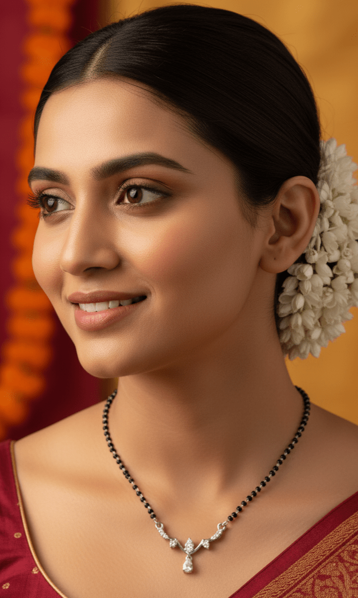 925 Sterling Silver The Aurora Mangalsutra