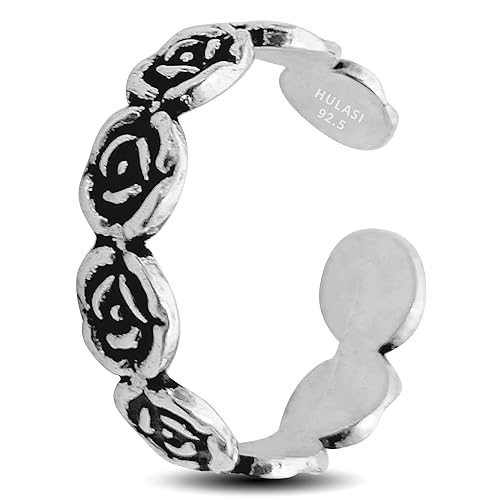 Pure Silver Toe Ring | 925 (Antique 3)