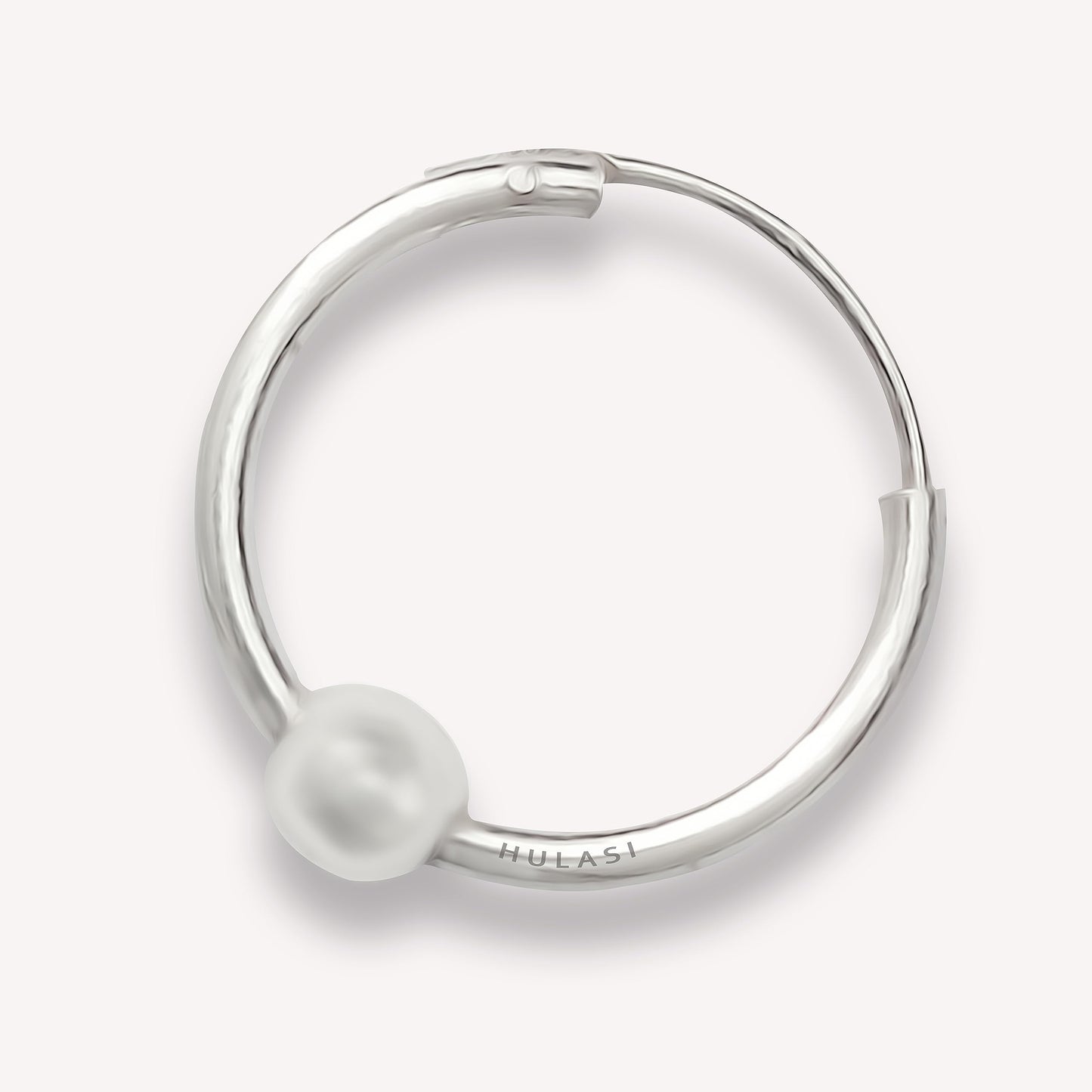 925 Small Size Silver Bali Hoops Earrings