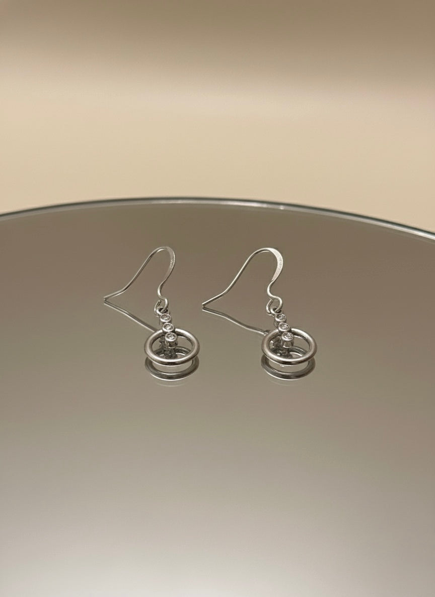 Sterling Silver Eternal Connection Earrings