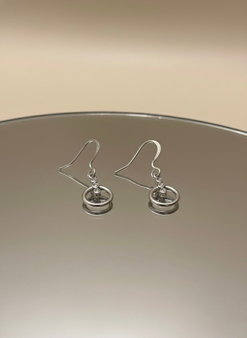 Sterling Silver Eternal Connection Earrings
