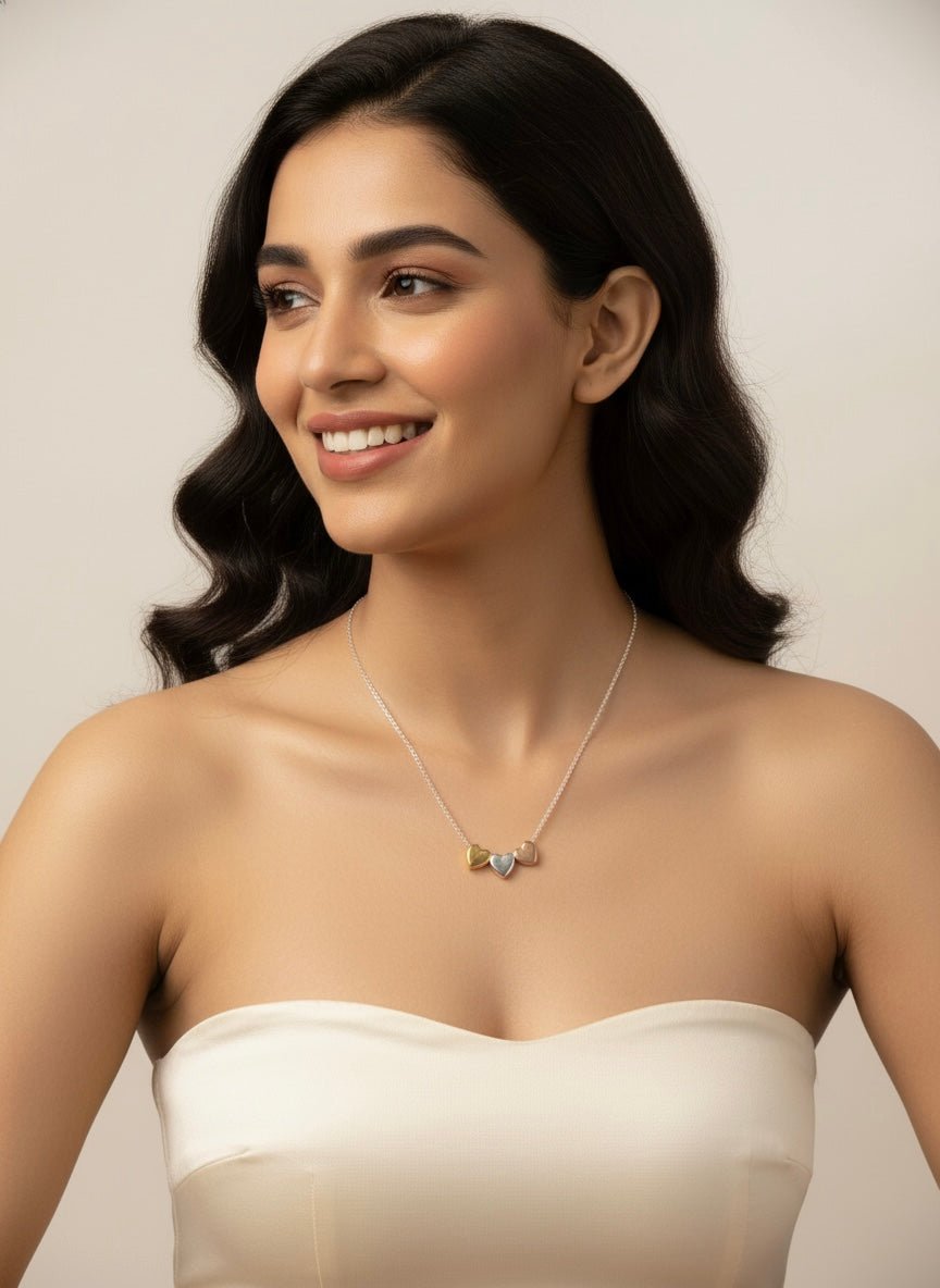 Sterling Silver Amour Trilogy Pendant