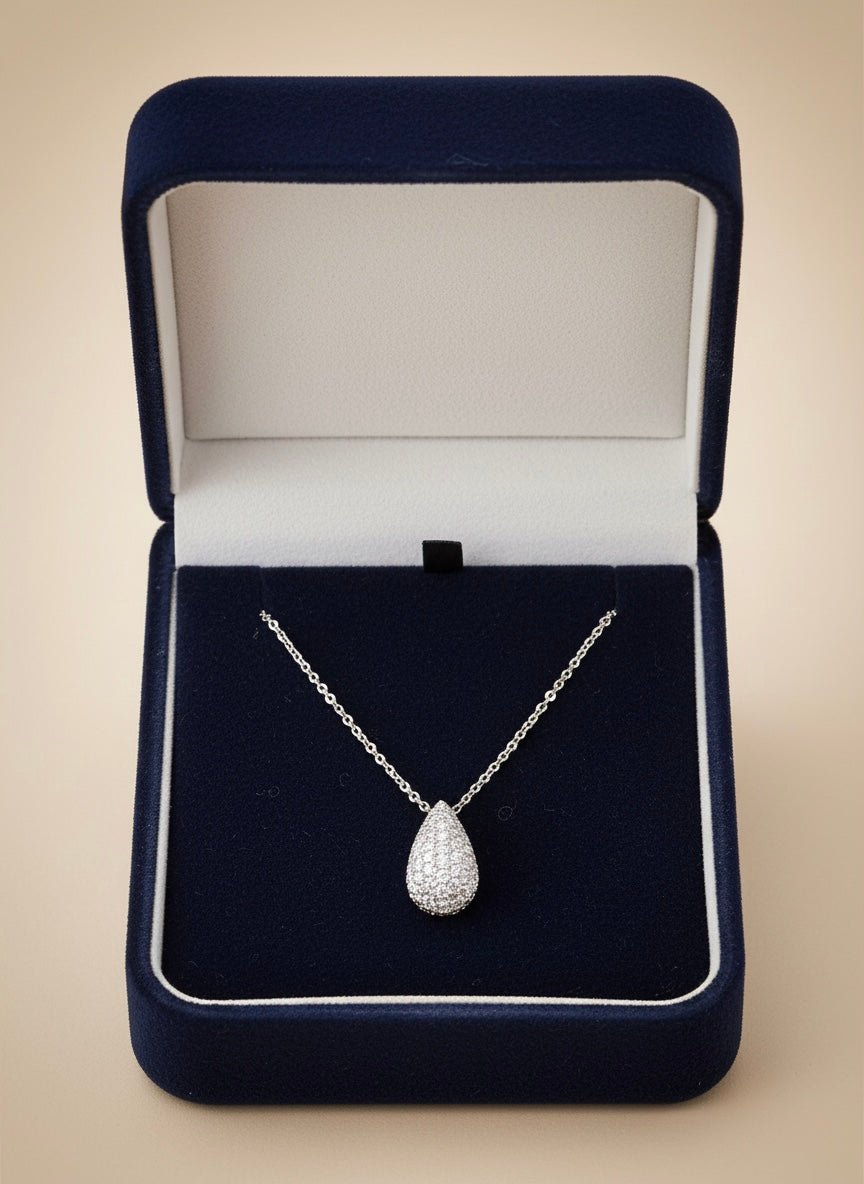 Sterling Silver Dewdrop Necklace