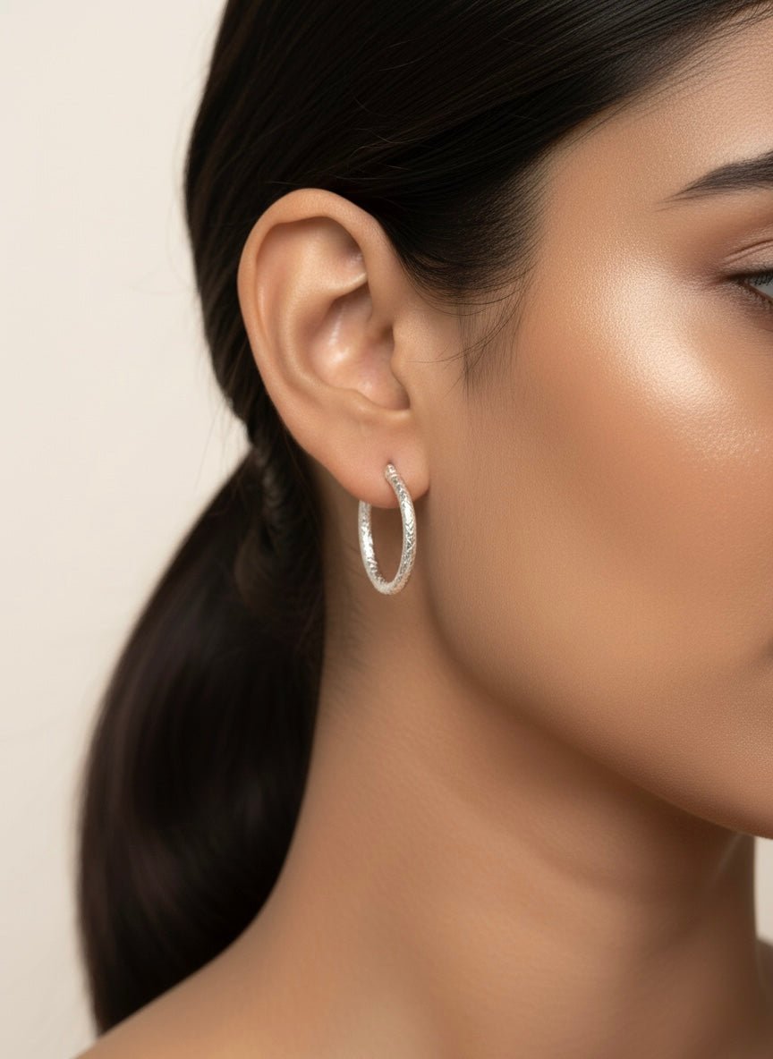 Sterling Silver Classic Hoops