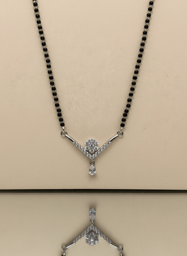 925 Sterling Silver The Floral Cascade Mangalsutra