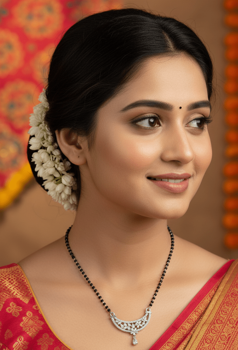 Sterling Silver Starlight Cascade Mangalsutra