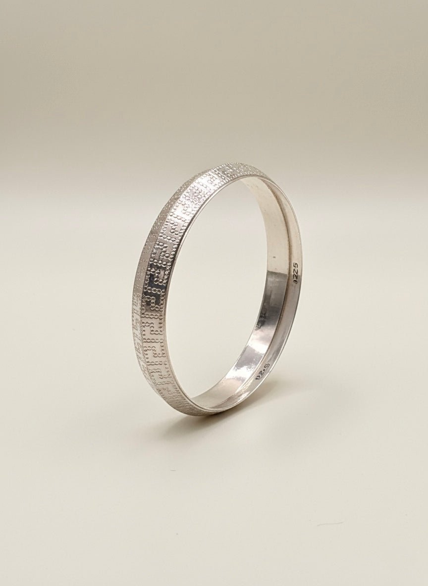 Sterling Silver Amulet Menƒ??s Kada ( 30 grams )