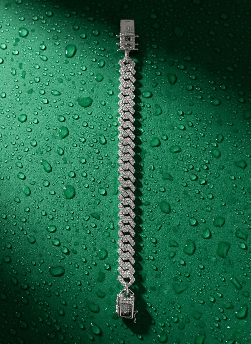 Cuban Luxe Silver Bracelet ( 29 grams )