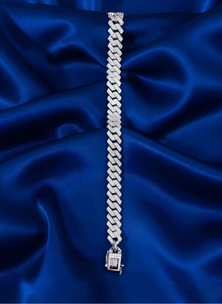 Cuban Luxe Silver Bracelet ( 29 grams )