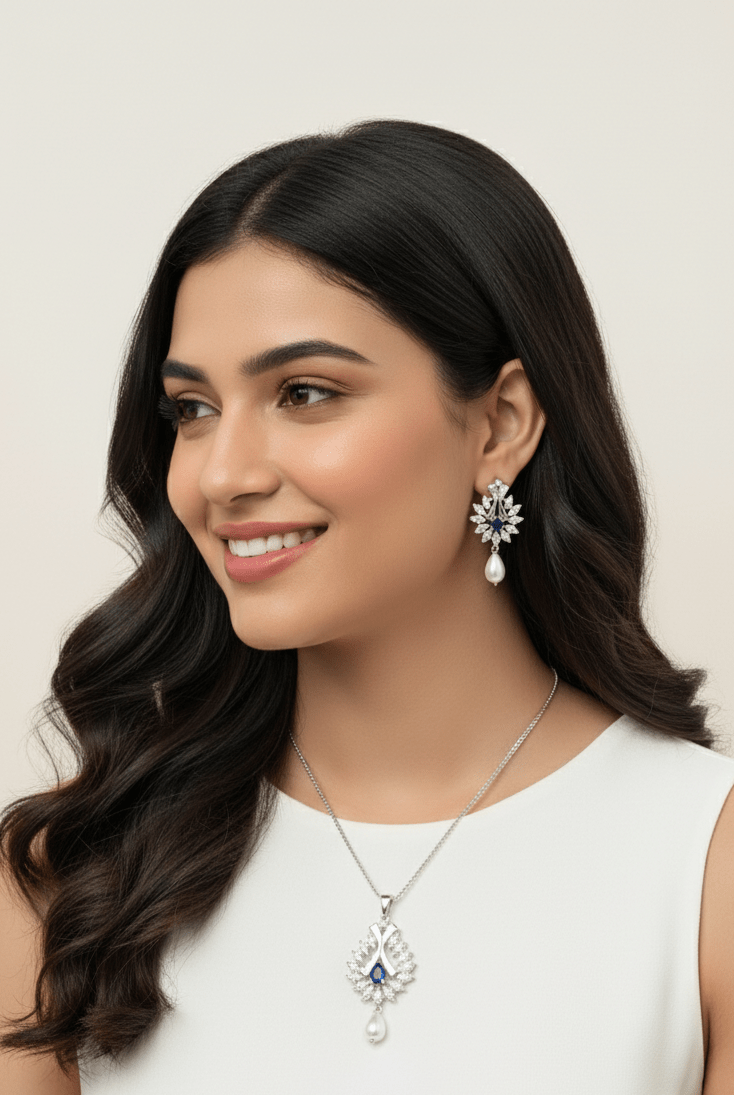 Aquacore Pendant Set | 925 Sterling Silver