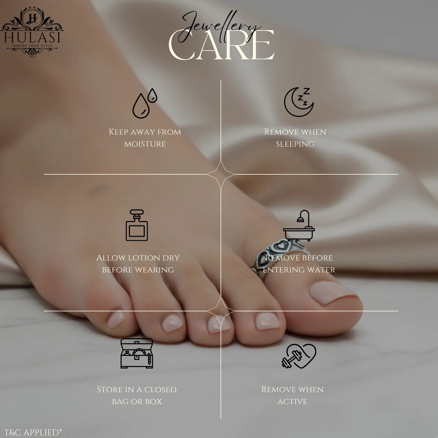 Vine & Dot Work Antique Silver ANTIQUE TOE-RING