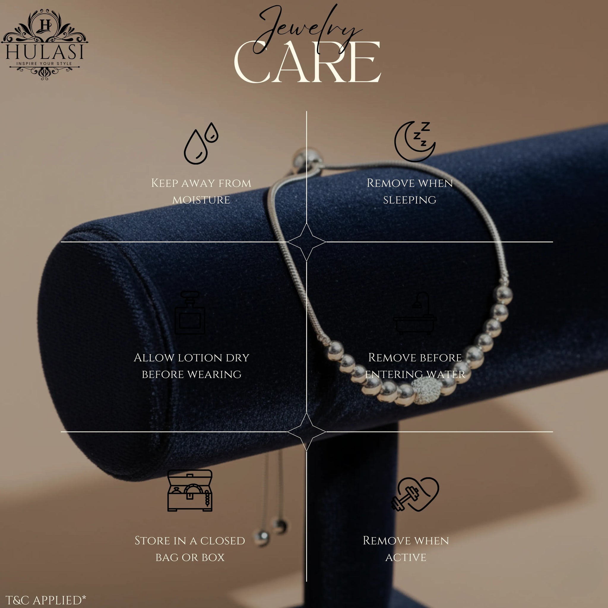 Hulasi Women's 925 Sterling Silver Minimalist Beaded Snake Chain Adjustable Slider Bracelet