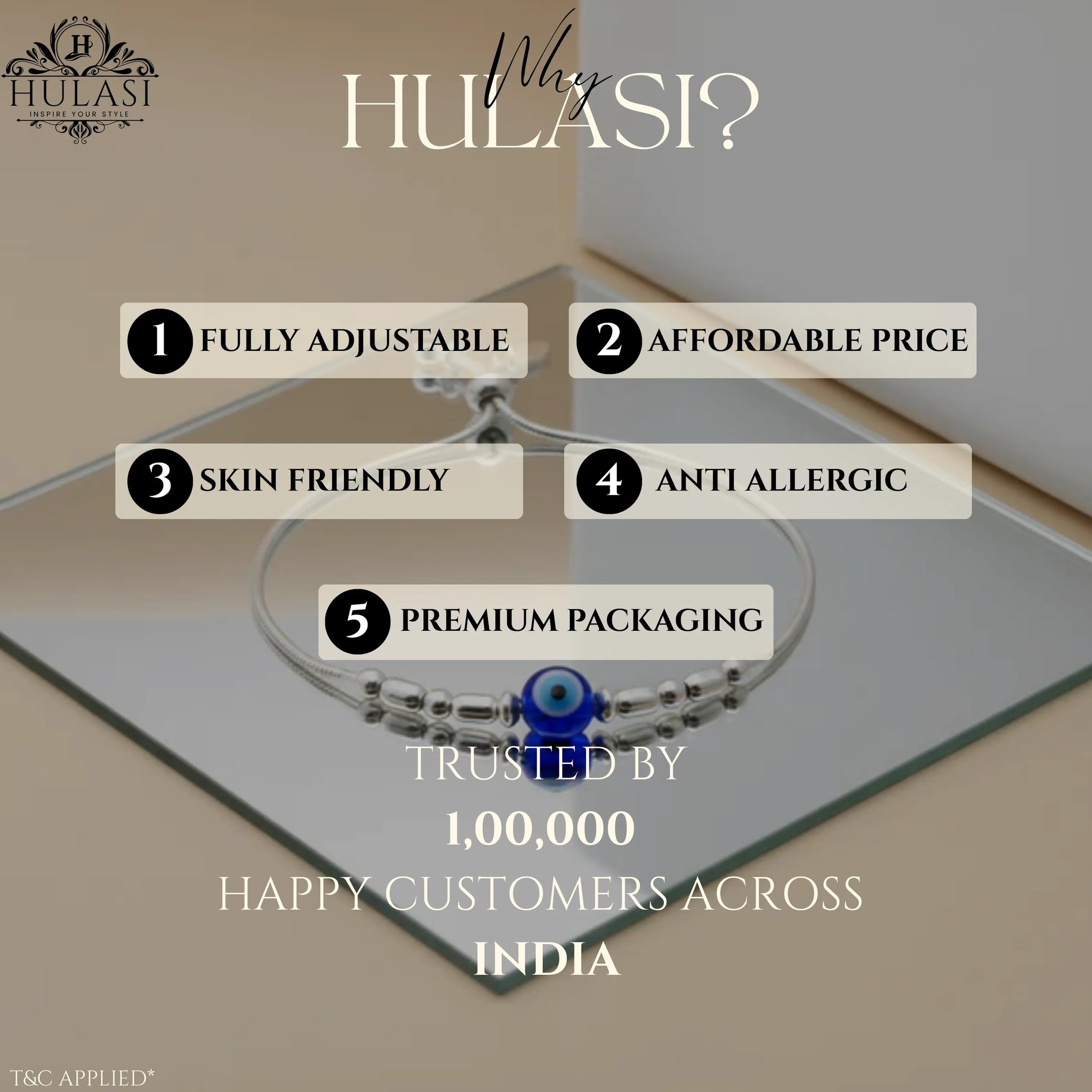 Hulasi Women 925 Sterling Silver Cubic Zirconia Open Cuff Bangle Bracelet 6.2cm