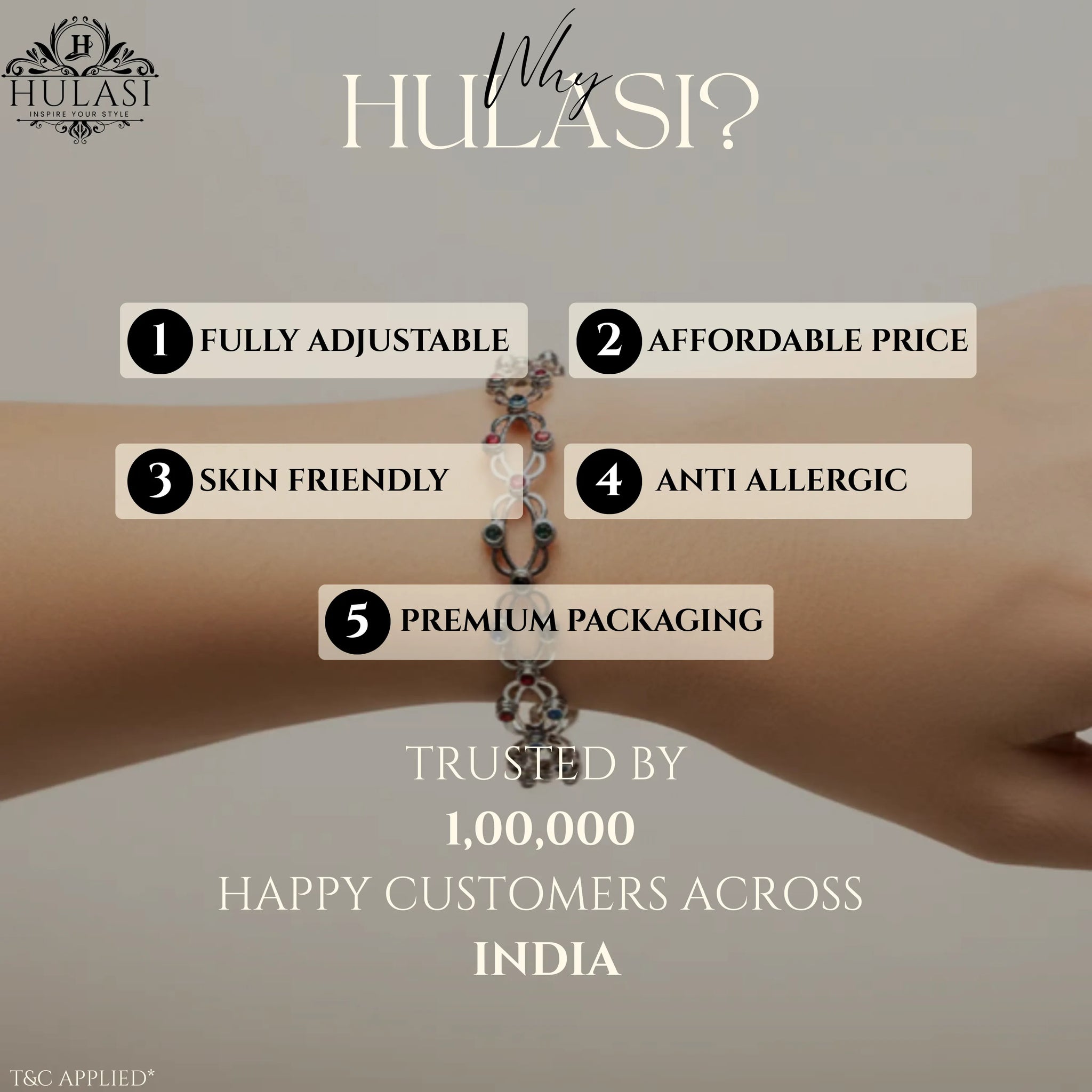 Hulasi Women 925 Sterling Silver Multi Color Stone Geometric Adjustable Bangle Bracelet