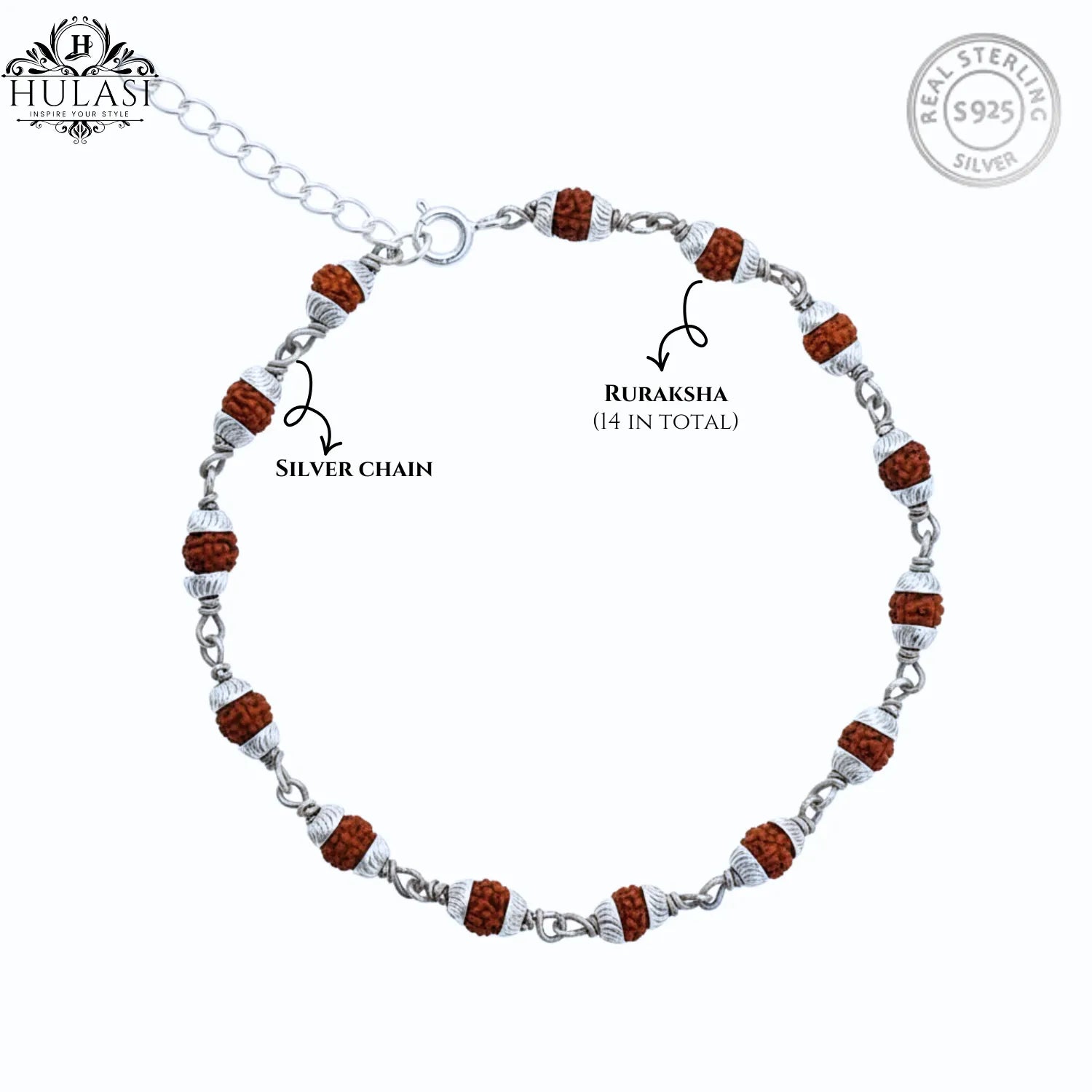 Silver Floral Harmony Bracelet