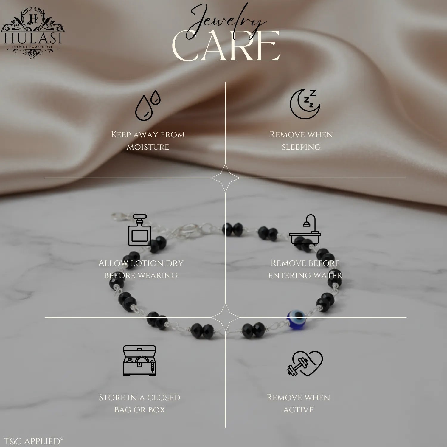 Silver Petal & Pearl Bracelet