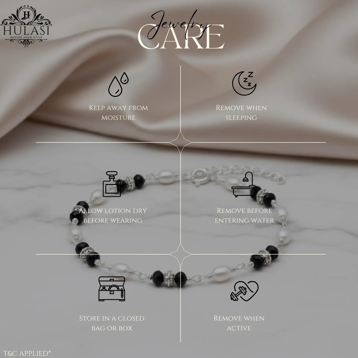 Silver Scarlet Pearl Drop Bracelet