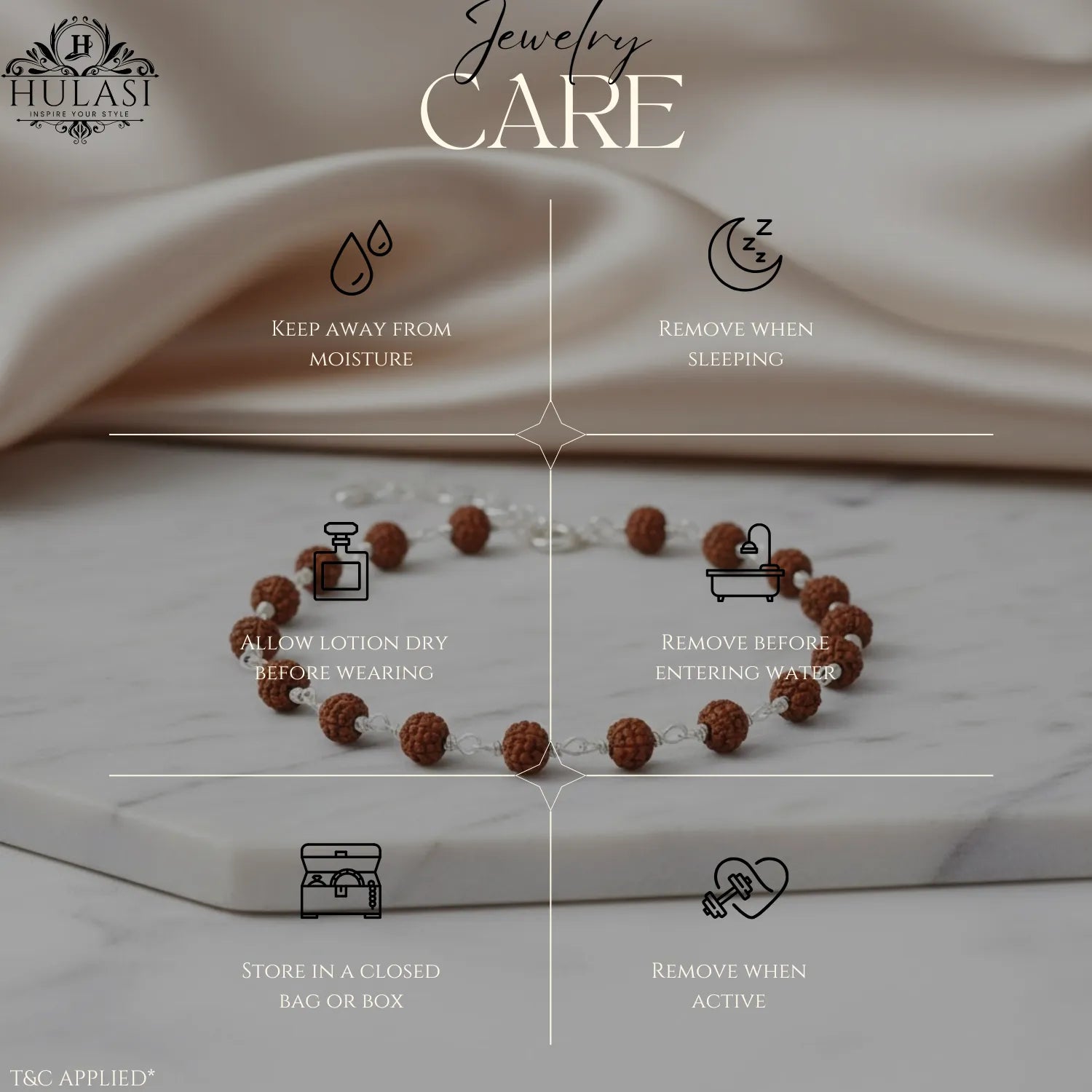 Silver Spiritual Rudraksha Bracelet