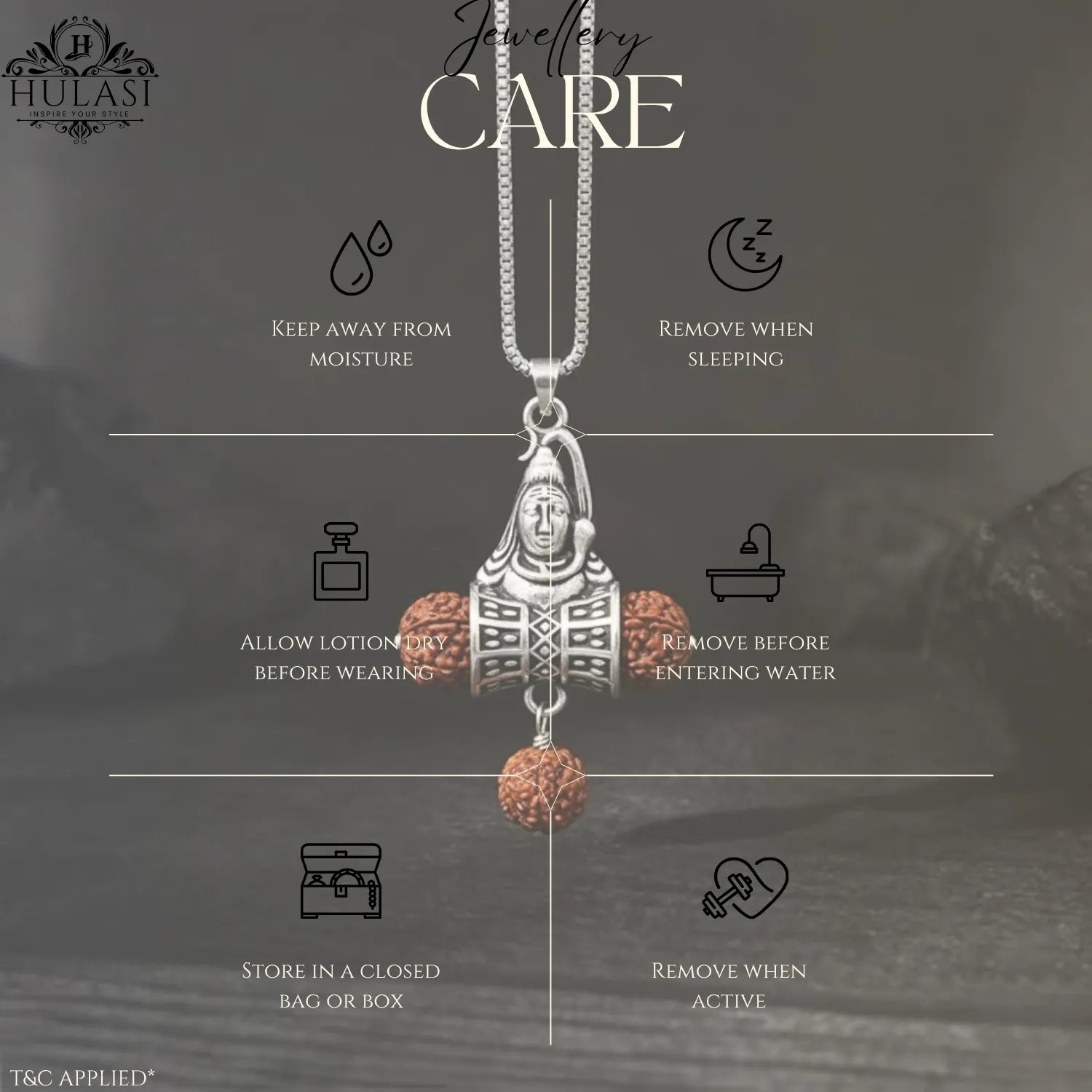 Shiv Face Rudraksha Silver Pendant