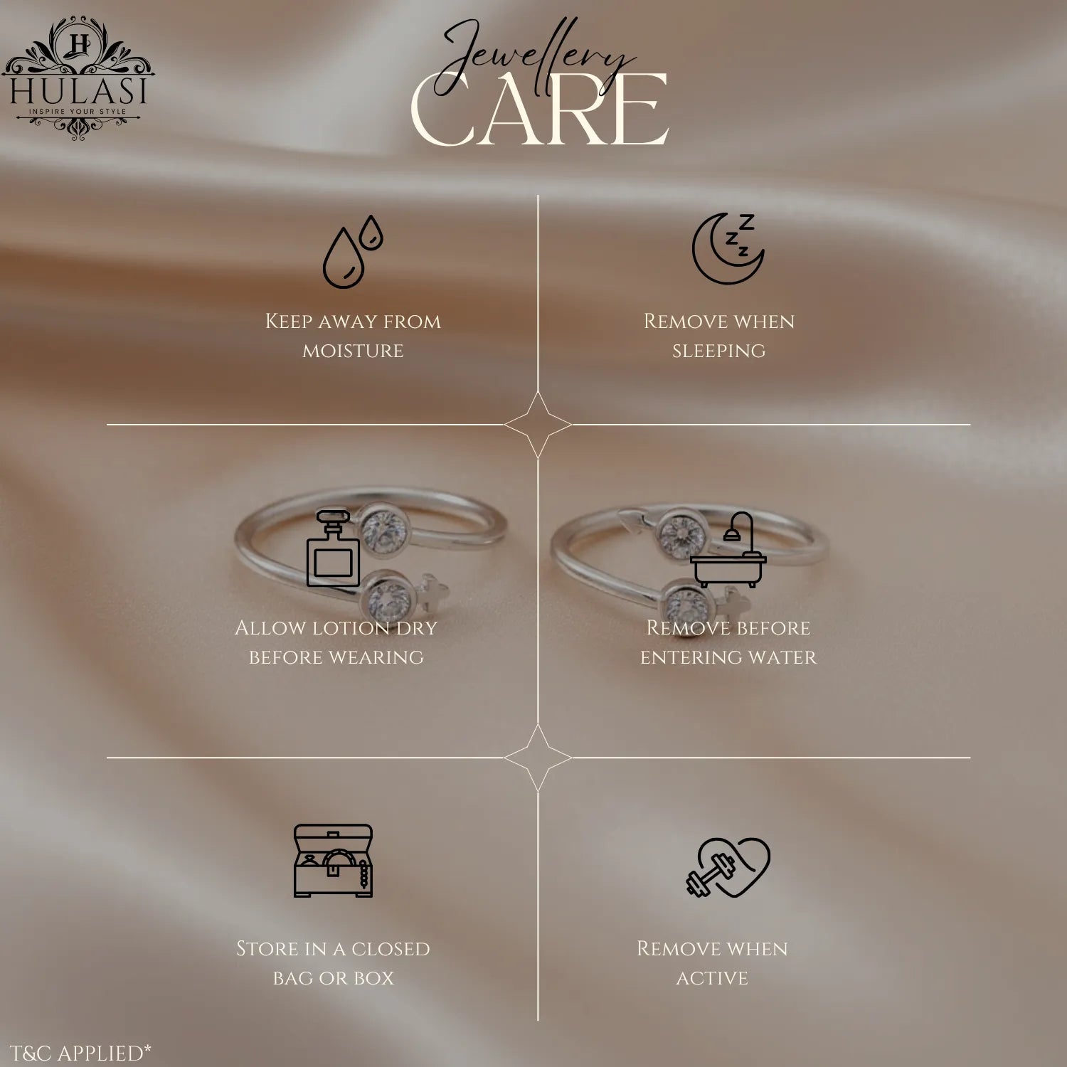 Two-Stone Spark Adjustable 925 Toe Ring