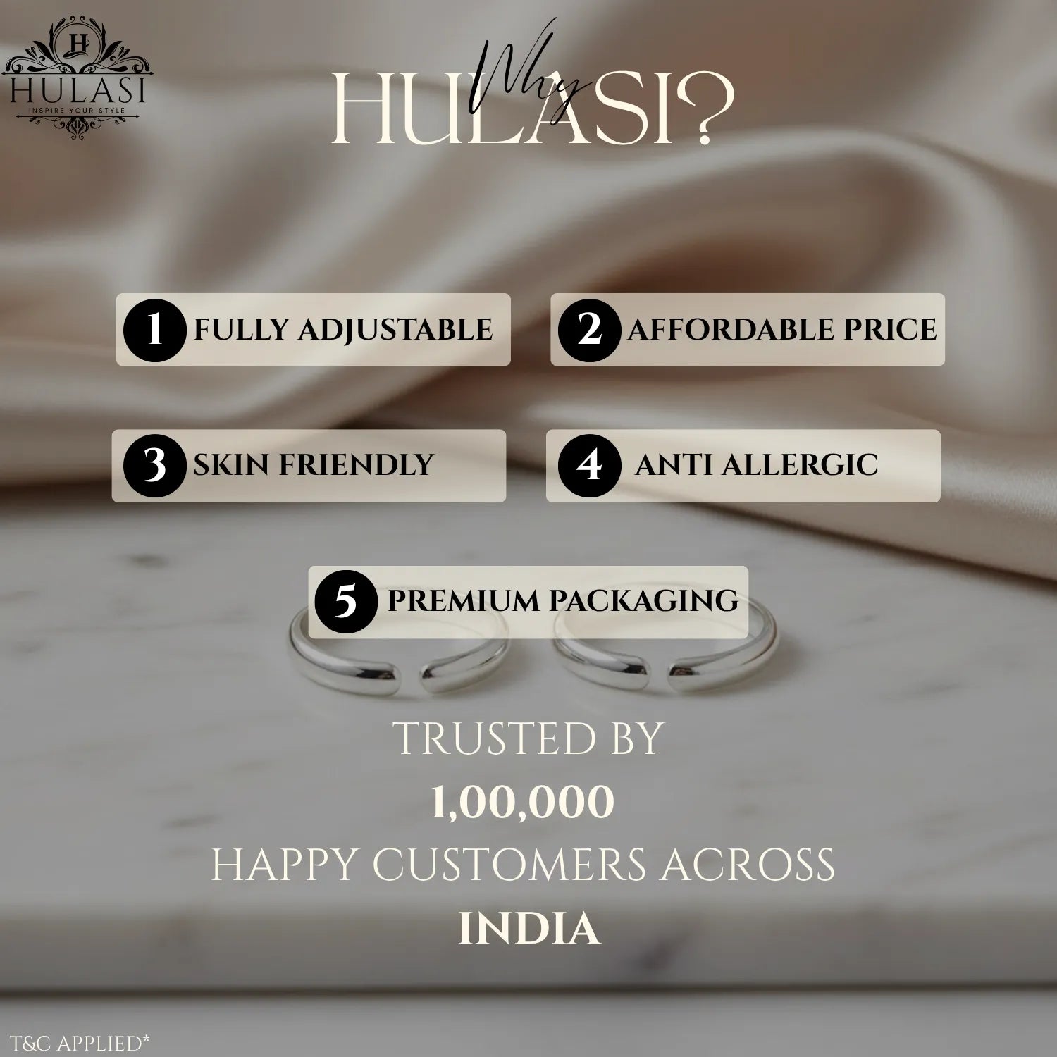 Minimal Silver Toe Ring Set (Pair)