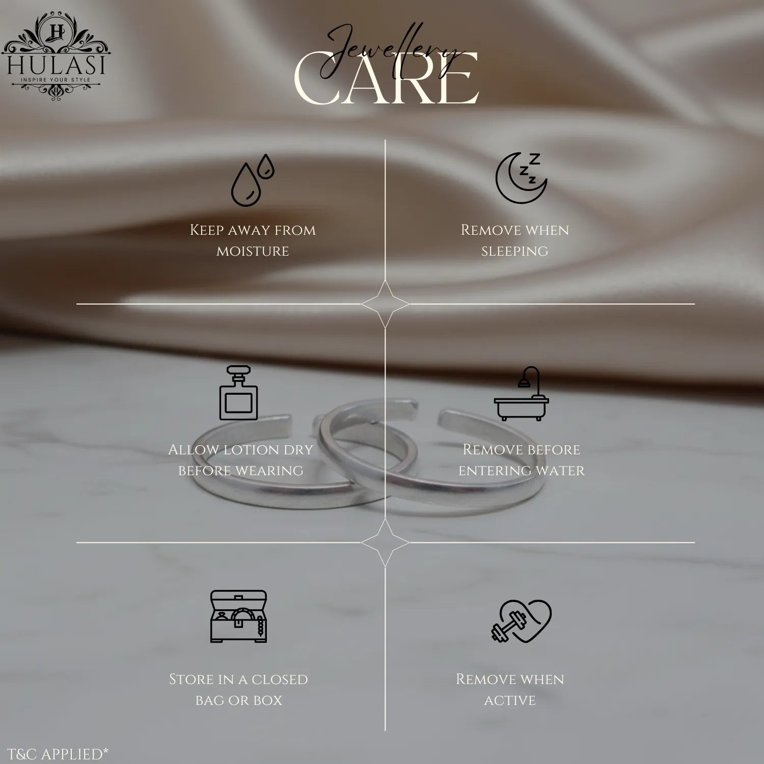 Classic Plain Silver Toe Ring (Set of 2)