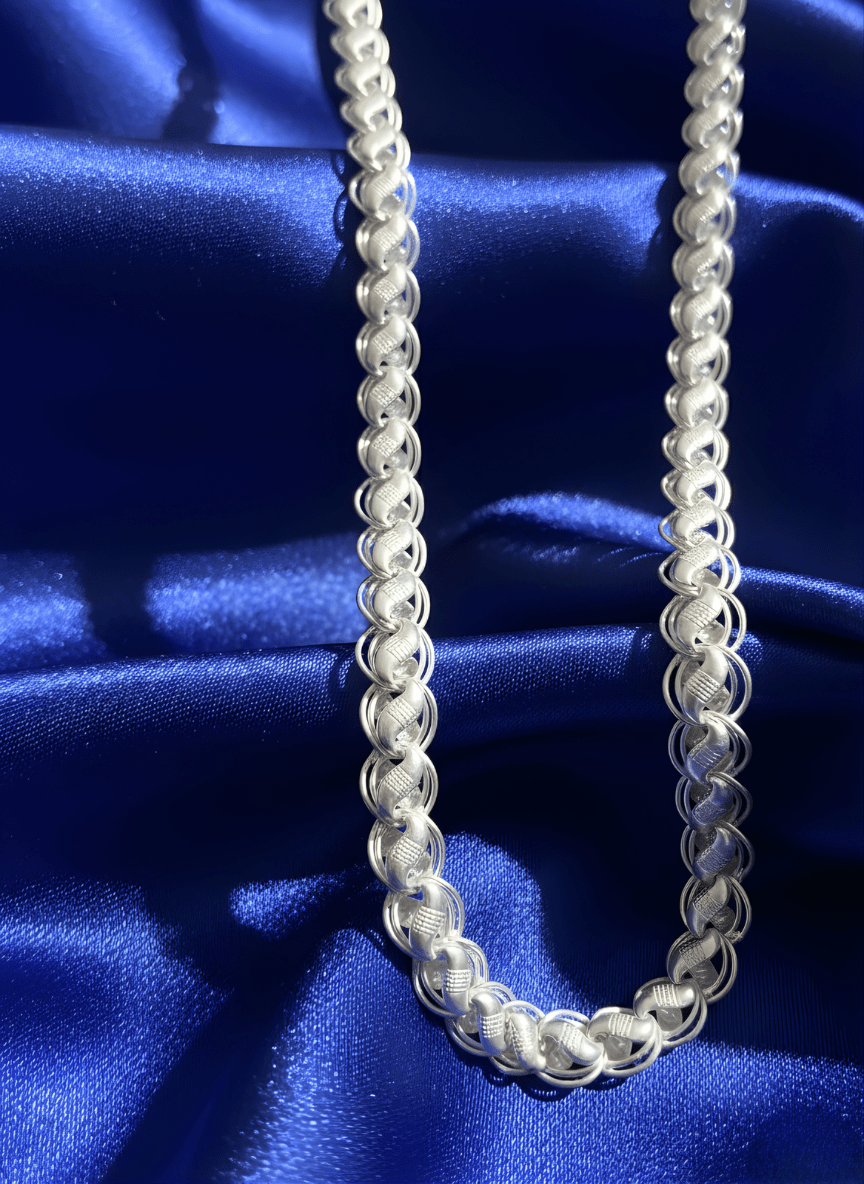 Silver Nexus Link Chain ( 34 grams )