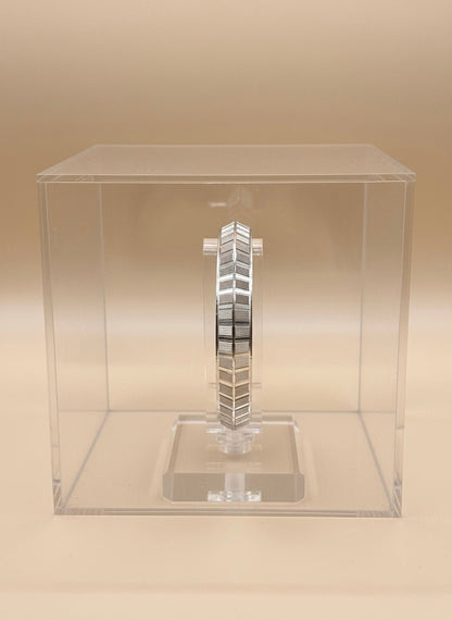 Sterling Silver Fine Cut Menƒ??s Kada ( 38 grams )