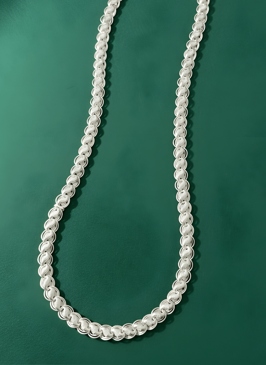 Silver Nexus Link Chain ( 34 grams )
