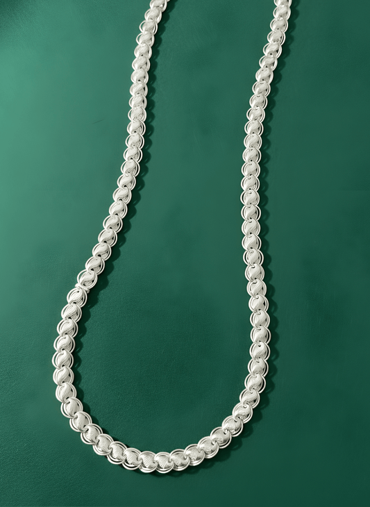 Silver Nexus Link Chain ( 34 grams )