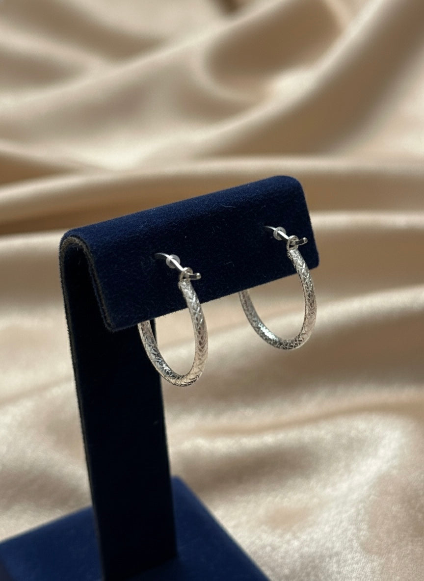 Sterling Silver Classic Hoops