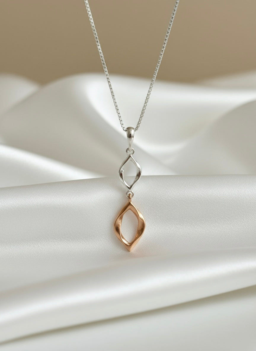 Sterling Silver Tidal Pendant