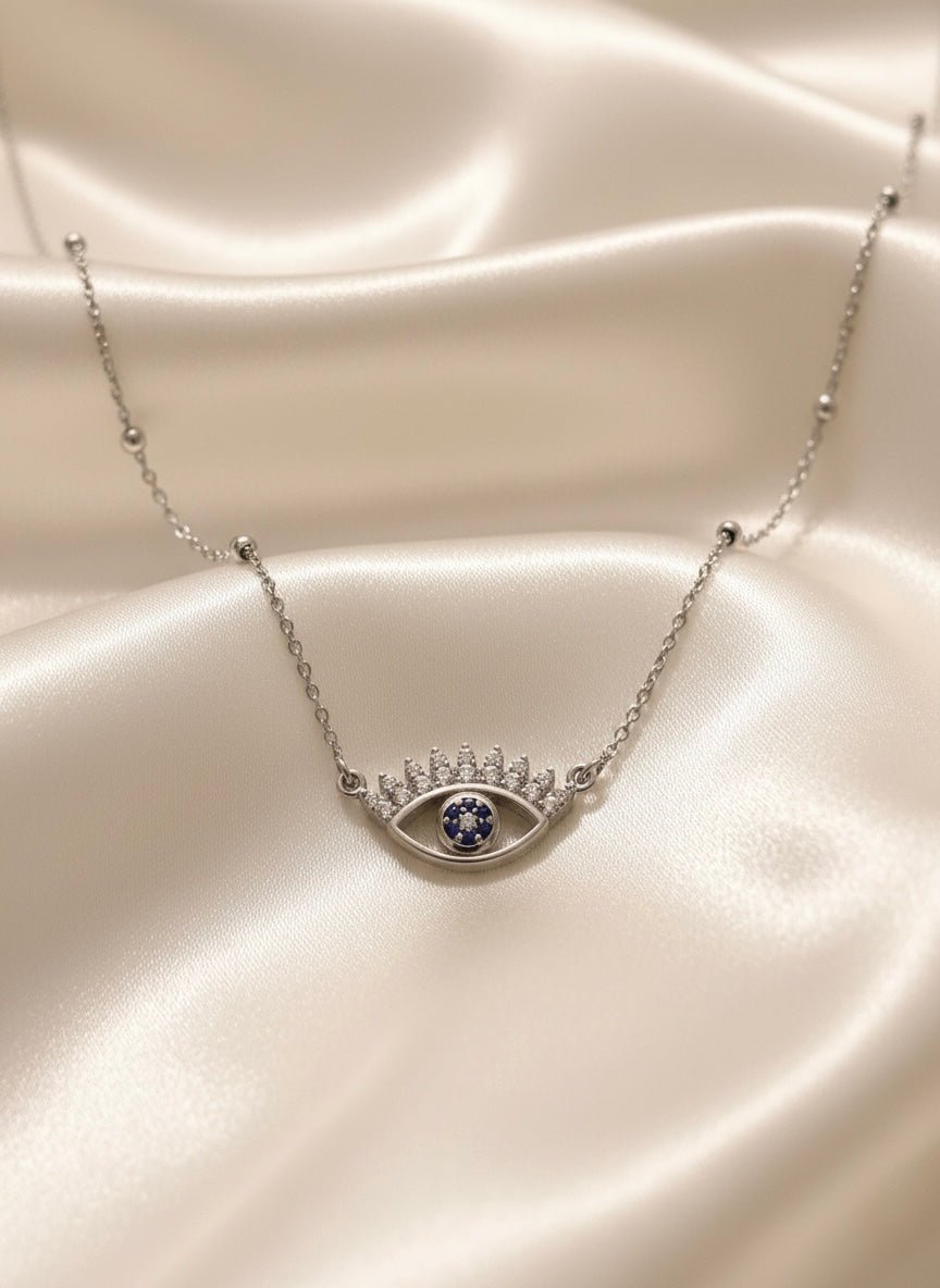 Sterling Silver Celestial Gaze Necklace