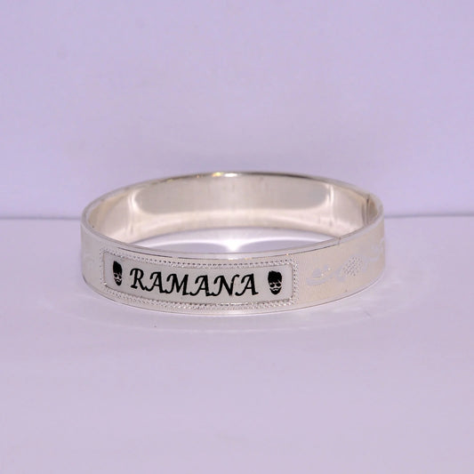 Personalized 925 Silver Bracelet with Custom Engraving