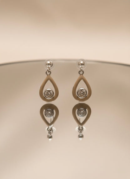Sterling Silver Dainty Drop Earrings