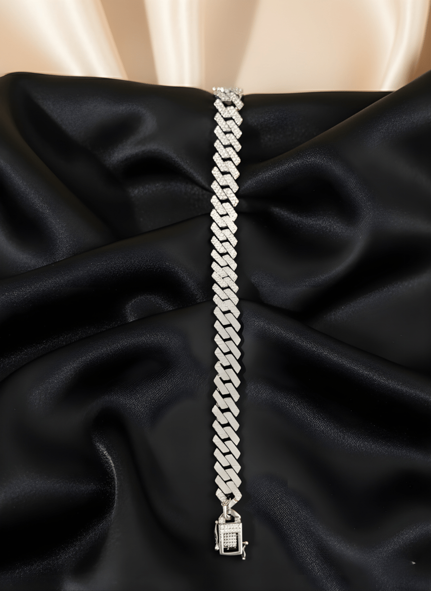 Cuban Luxe Silver Bracelet ( 29 grams )