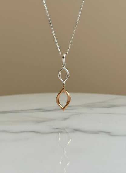 Sterling Silver Tidal Pendant
