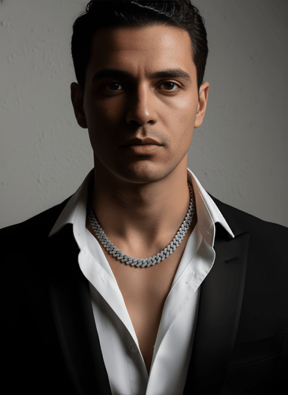 Silver Frost Cuban Chain ( 66 grams )