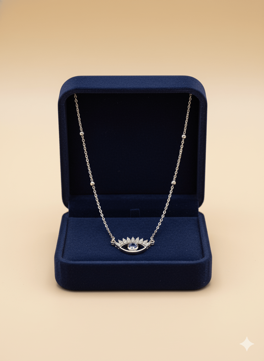 Sterling Silver Celestial Gaze Necklace