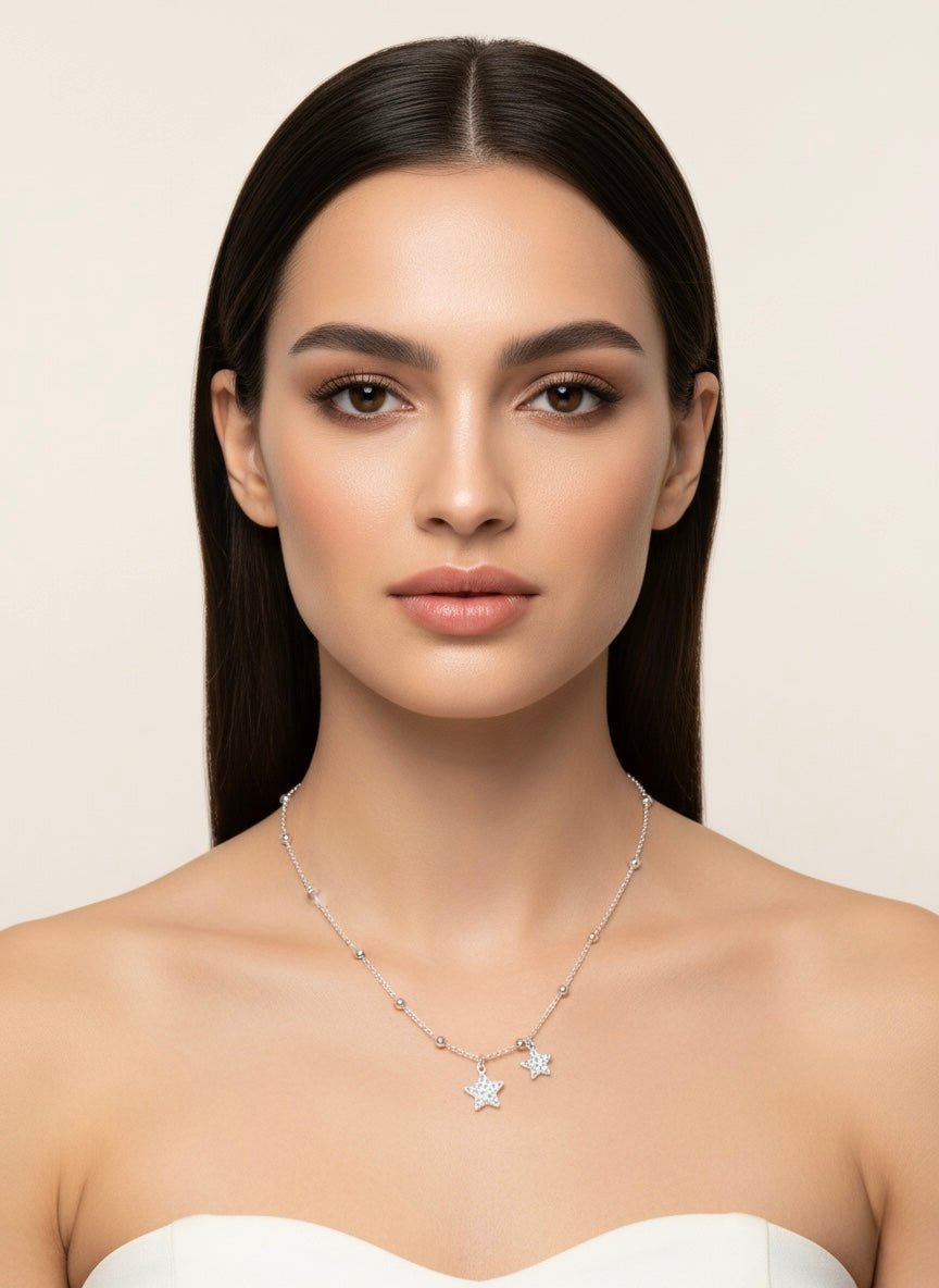 Sterling Silver Stella Necklace
