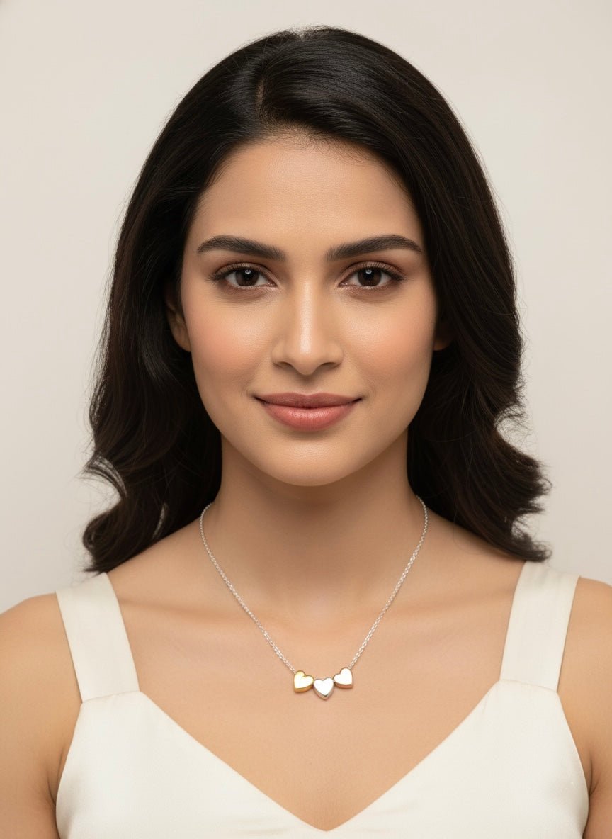 Sterling Silver Amour Trilogy Pendant