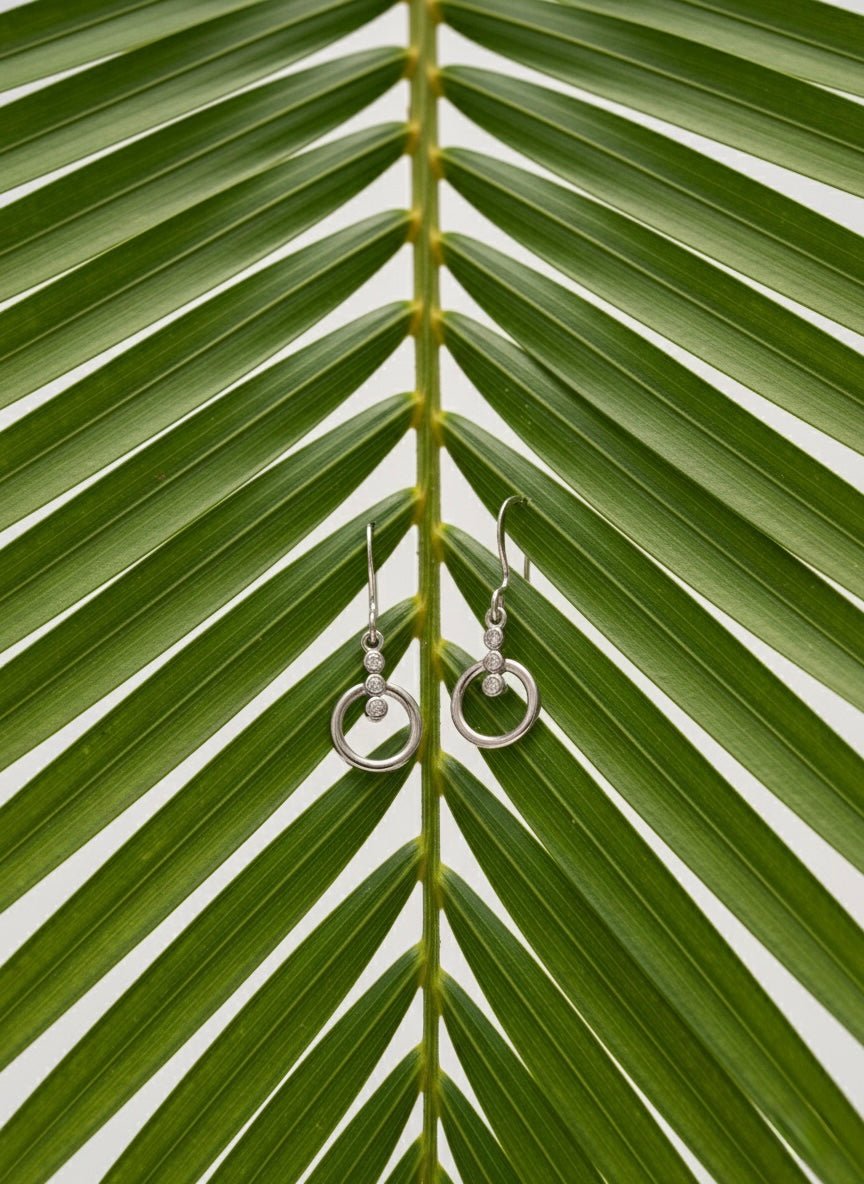 Sterling Silver Eternal Connection Earrings