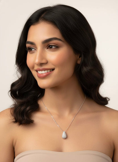 Sterling Silver Dewdrop Necklace
